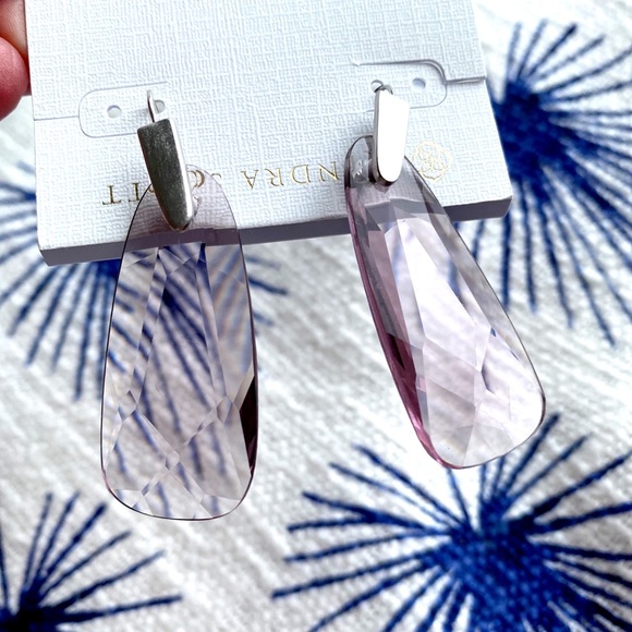 New Kendra Scott Violet Maize Drop Earrings - Picture 10 of 13